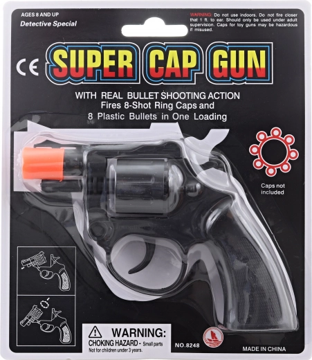 Pistolet à amorces pour 8 coups