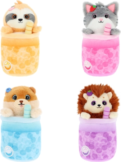 Peluche Bubble Tea animaux 16 cm