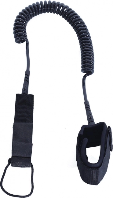 Cordon de sécurité pour paddleboard noir 275 cm