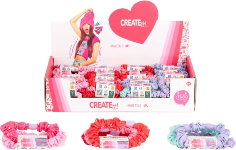 Create It! chouchou en tissu pour les cheveux (scrunchie)