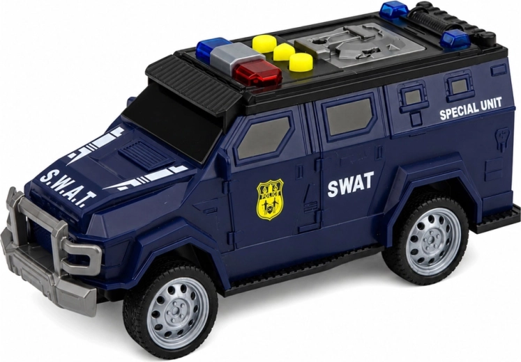 Look SWAT robuste et marquages bien visibles