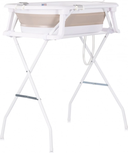 Chipolino baignoire avec matelas et support Malibu, beige