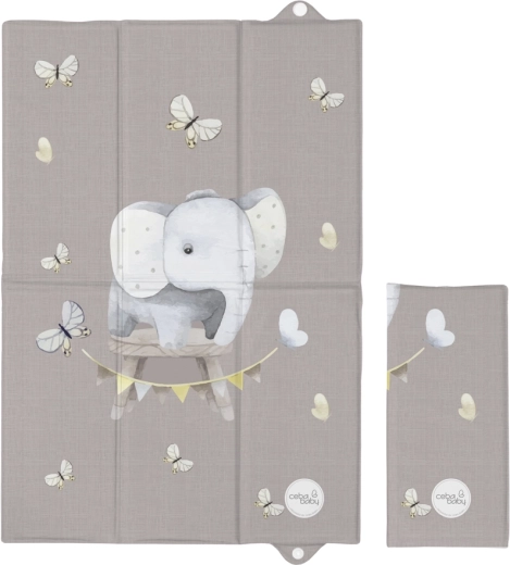 Ceba Baby matelas à langer de voyage pliable 60 × 40 cm basic little elephant