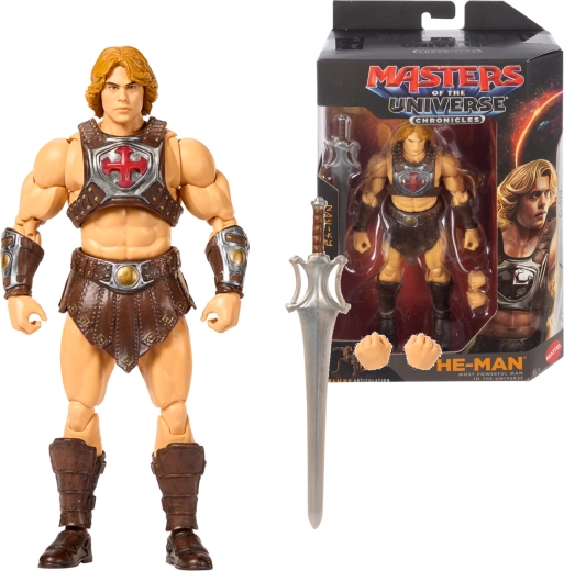 Mattel Masters of the Universe Chronicles figurine He-Man avec accessoires - 1 pièce