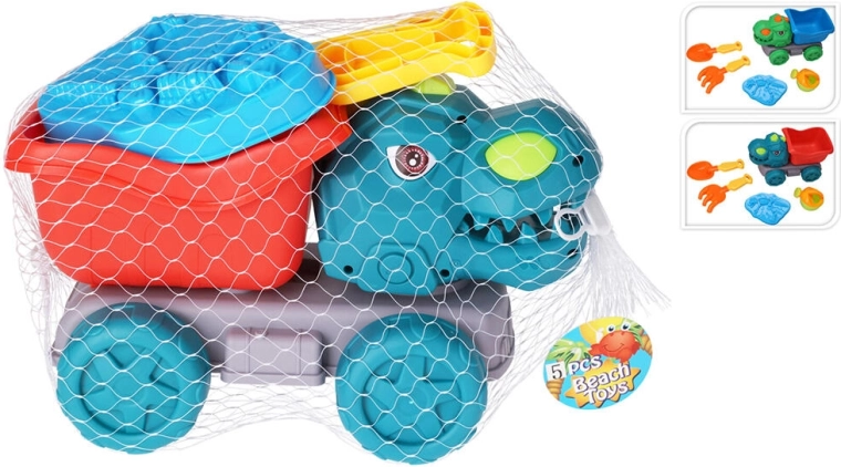 Set de jardin pour enfants avec camion-benne, 5 pièces