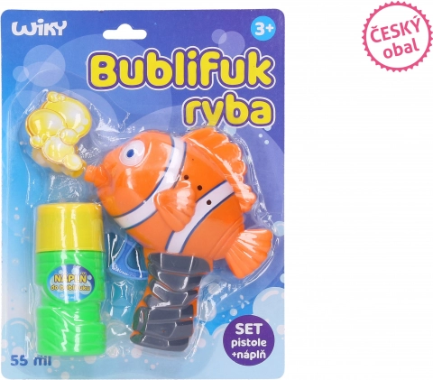 Bulle de savon poisson 55 ml – emballage tchèque