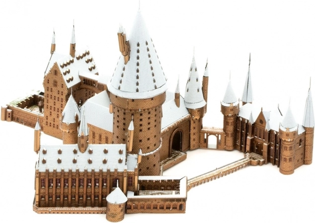 METAL EARTH puzzle 3D Harry Potter : Château de Poudlard enneigé (ICONX)
