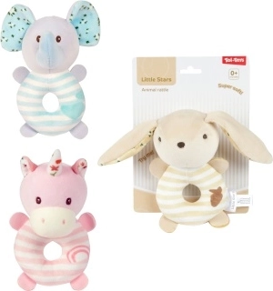 Hochet en peluche avec petits animaux pour bébés