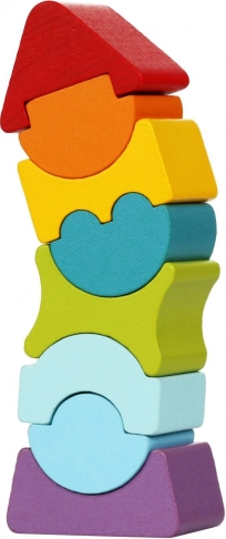 Tour d'équilibre VIII - puzzle en bois