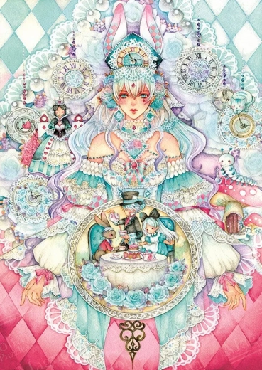 Puzzle lapin blanc 1000 pièces MAGNOLIA