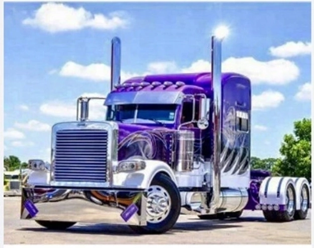 Norimpex peinture par numéros Camion violet 40 × 50 cm