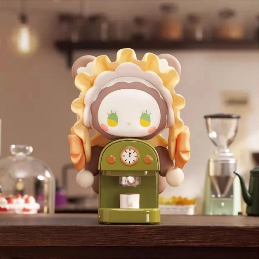 Un thème enchanteur de café forestier