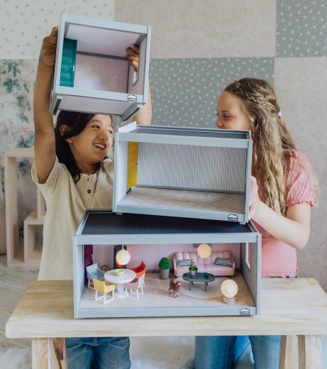 Facile à combiner avec les maisons et les équipements Lundby