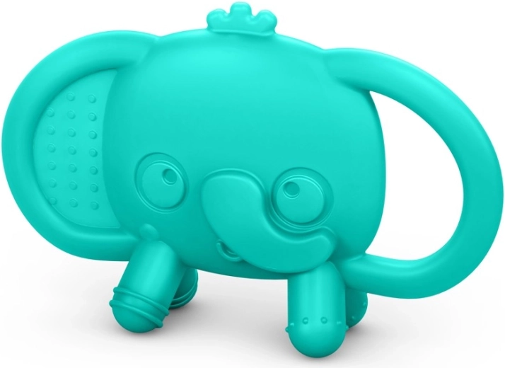 Anneau de dentition en silicone éléphant Tame Your Tusks 3m+ BRIGHT STARTS