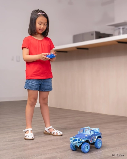 Grandes roues tout-terrain et suspension rehaussée