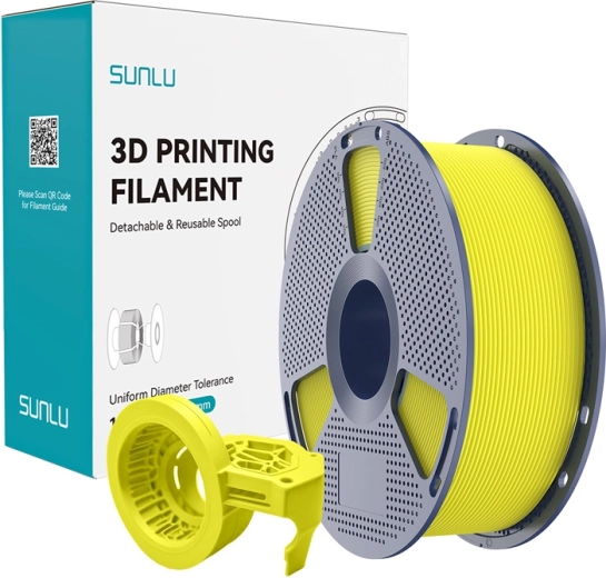 filament mat PETG SUNLU à grande vitesse – jaune