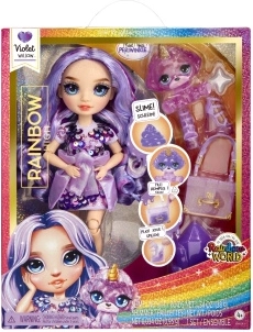 Poupée Rainbow High Violet avec accessoires de mode