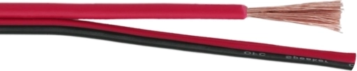 Câble pour haut-parleurs en cuivre sans oxygène 2 × 1,0 mm² - 100 m