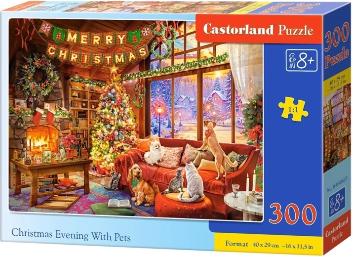 Puzzle Castorland « Réveillon avec des chatons » – 300 pièces