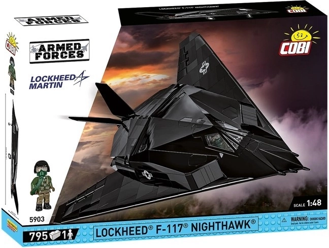 Modèle F-117 Nighthawk avec 795 pièces