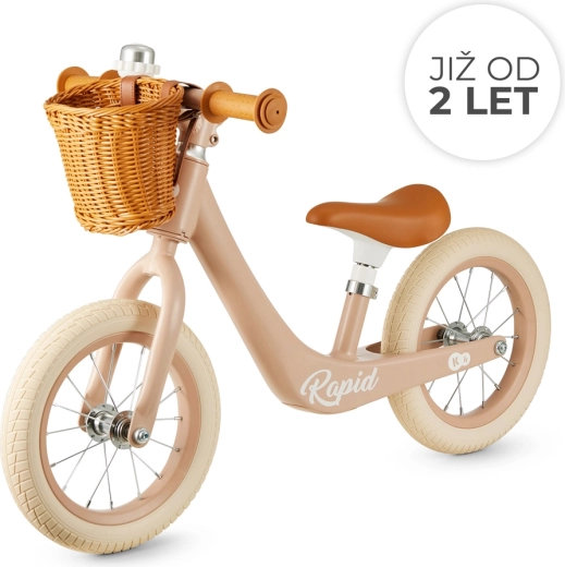 Draisienne Kinderkraft Rapid2 rose avec panier