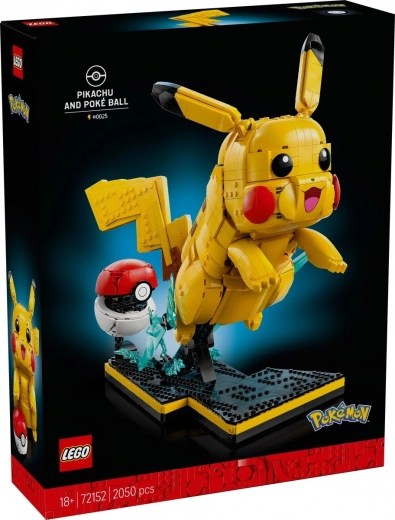 LEGO Pokémon Pikachu et Poké Ball – modèle de collection