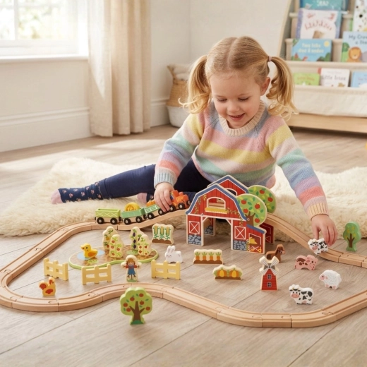 Conception en bois sûre pour les enfants dès 3 ans