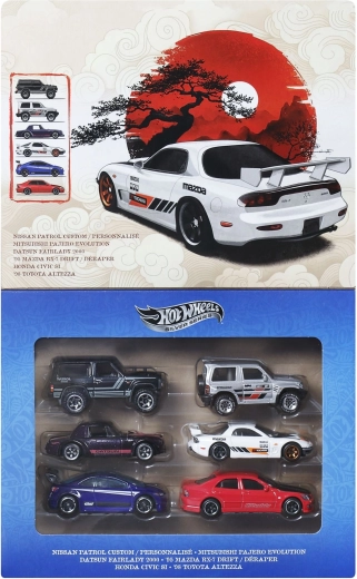 Hot Wheels Silver Series Streets of Japan – set de voitures miniatures 1:64