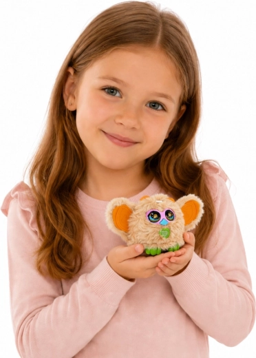 Peluche compacte avec attache pour sac à dos