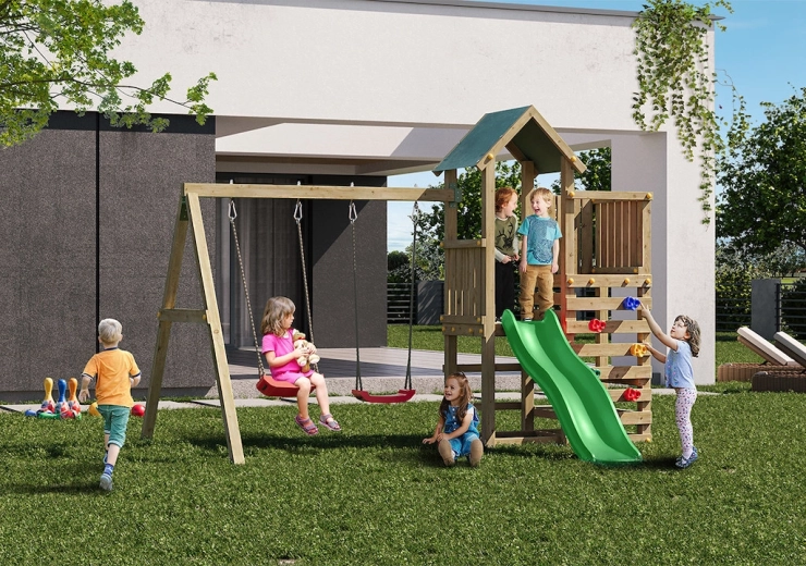 Matériaux sûrs et résistants pour un jardin privé