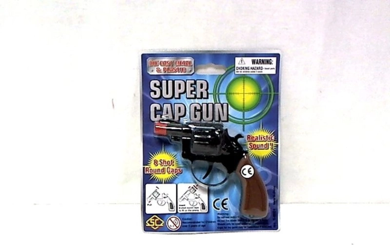 Pistolet à amorces en métal pour enfants