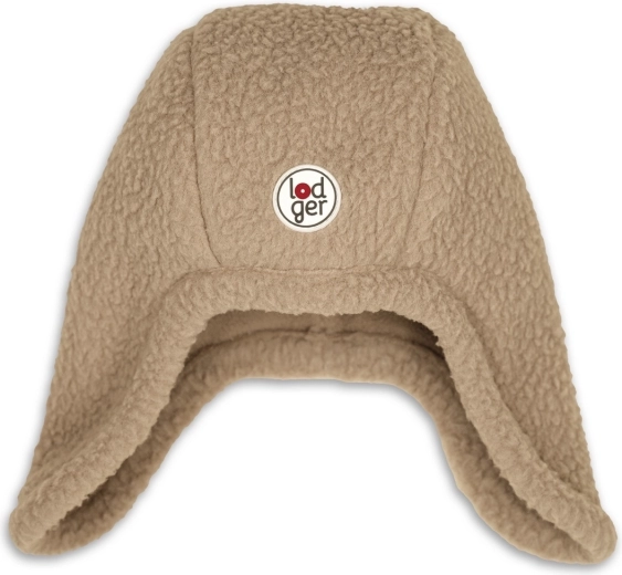 Bonnet d’hiver en polaire Lodger Teddy Beige 3–6 mois