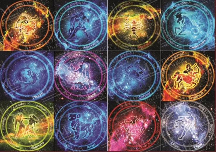 Puzzle signes du zodiaque 1000 pièces MAGNOLIA