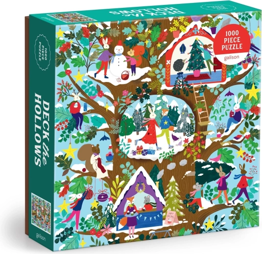 Puzzle Galison Décoration d’arbre, 1000 pièces