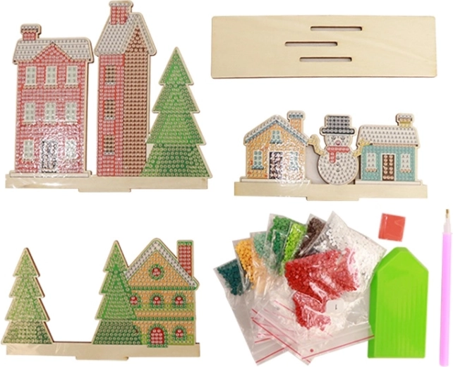Tout le nécessaire pour la peinture diamant dans le coffret