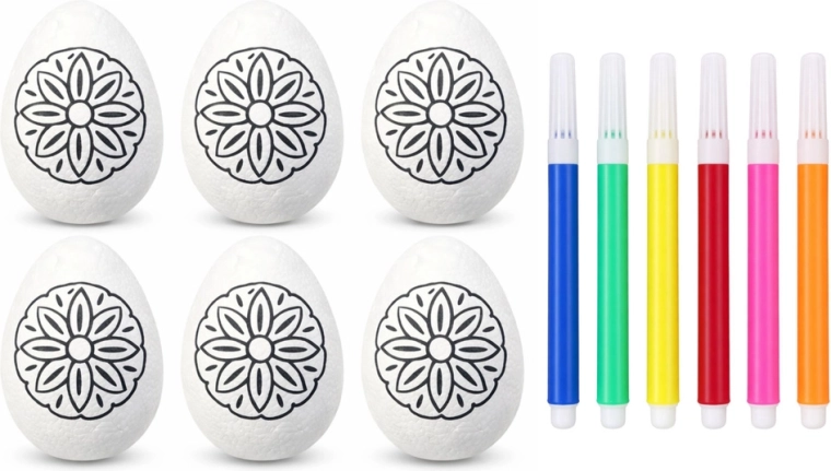 Feutres colorés inclus dans le kit