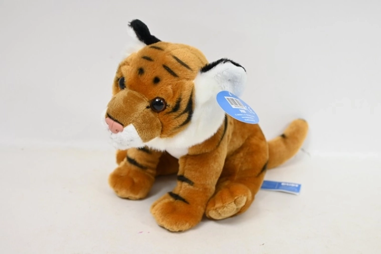 Tigre en peluche marron 20 cm
