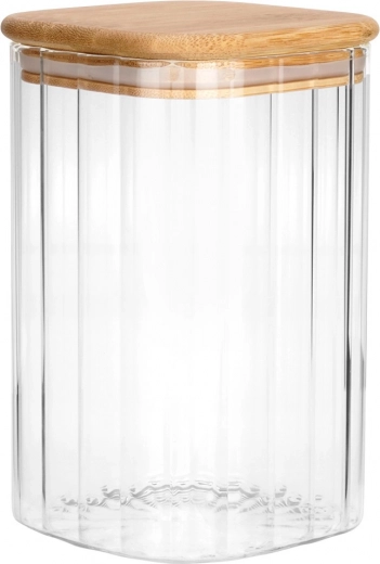 Couvercle en bambou hermétique avec insert en silicone