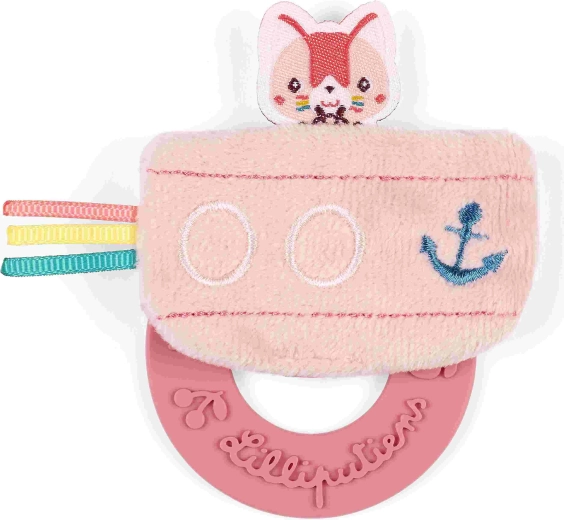 Anneau de dentition Lilliputiens chaton Jeanne