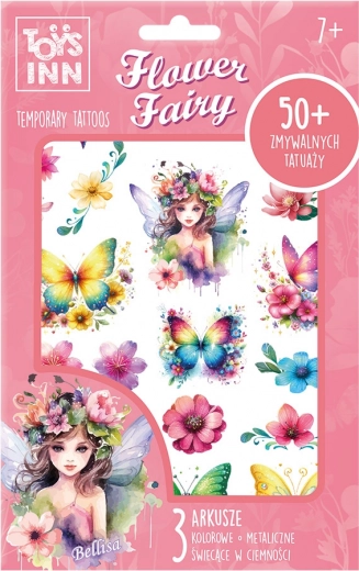 Tatouages temporaires Flower Fairy Bellisa STNUX