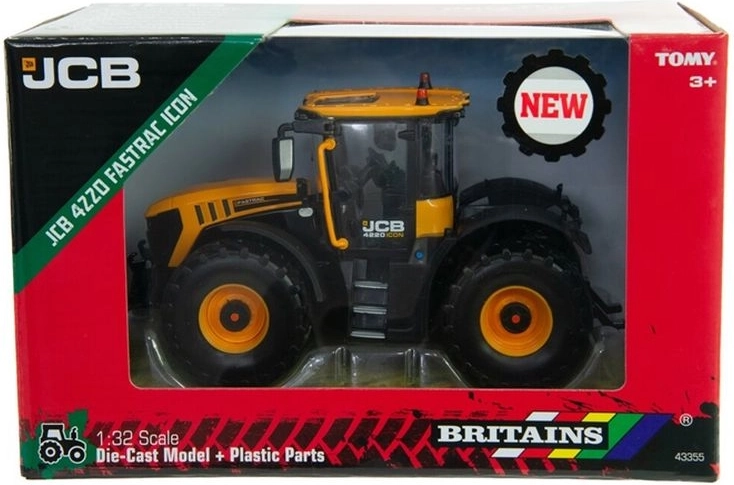 TOMY Britains JCB Fastrac 4220 Icon – modèle de tracteur 1:32
