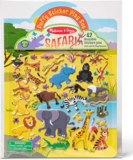 Autocollants Réutilisables - Safari