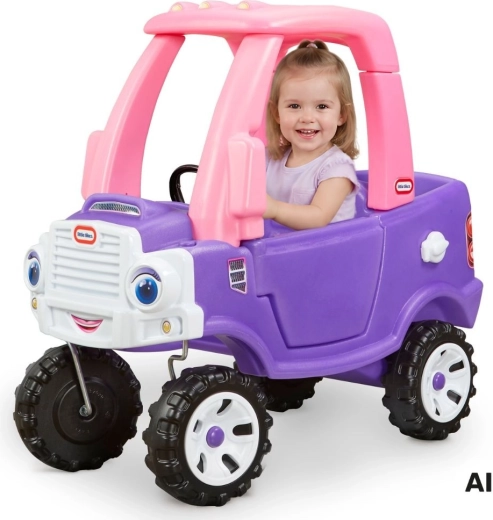 Porteur pour enfants Little Tikes voiture tout-terrain rose-violet