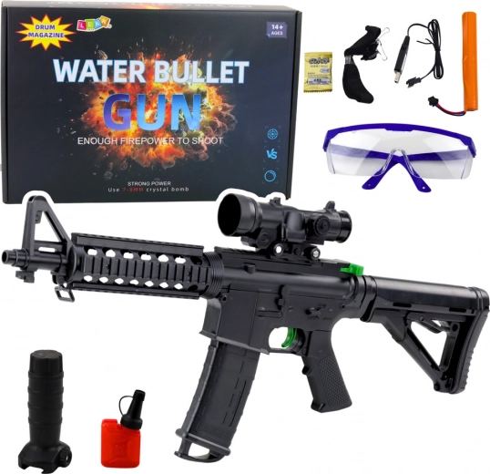 Fusil de tir à billes d'eau noir 86 cm