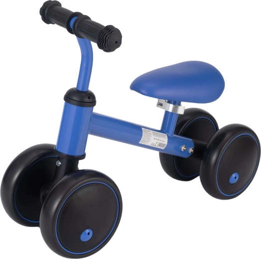 Draisienne d’équilibre Sparkys à quatre roues bleue