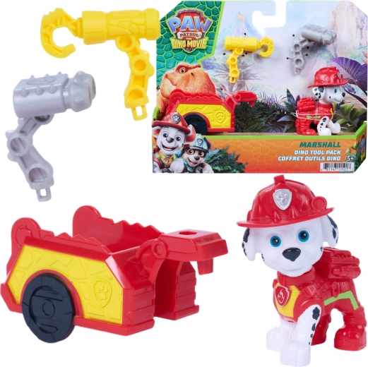 Spin Master Pat’ Patrouille – Dino Film Marshall – figurine avec remorque et accessoires