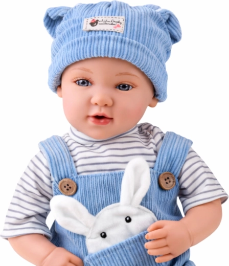 Tenue bleue stylée avec motif lapin