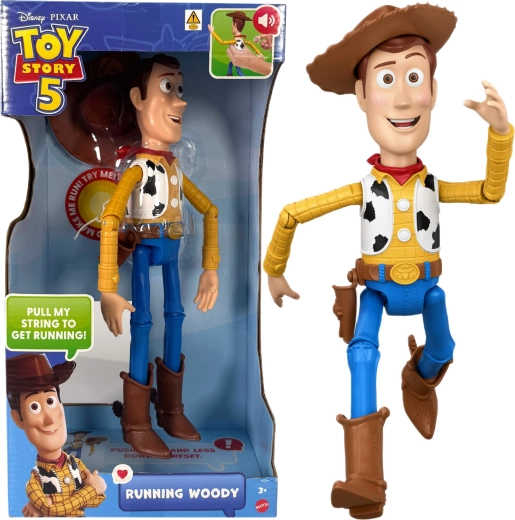 Figurine interactive Woody Mattel Disney Toy Story en course 30 cm (version anglaise)