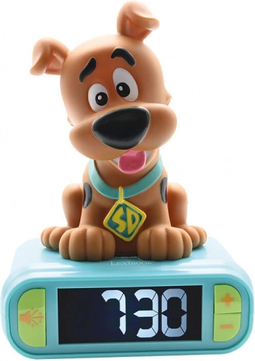 Réveil pour enfants avec veilleuse 3D SCOOBY-DOO