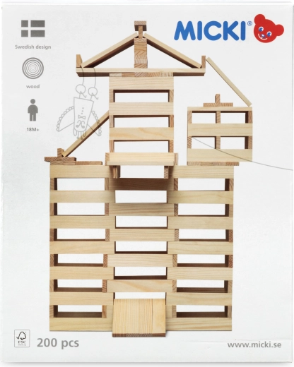 200 plaquettes en bois pour construire à l’infini
